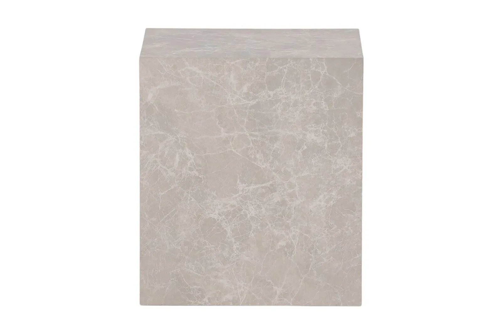 Venture Home York High Travertin sidobord 40 × 40 × 45 cm, beige
